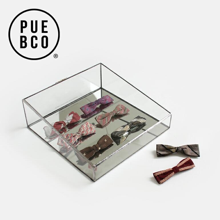 ディスプレイケース コレクションケース ガラス ミラー ベロア アクセサリーPUEBCO プエブコ STAINED GLASS DISPLAY CASE | PUEBCO