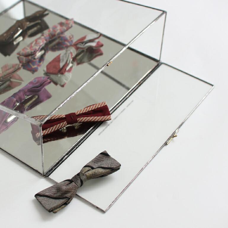 ディスプレイケース コレクションケース ガラス ミラー ベロア アクセサリーPUEBCO プエブコ STAINED GLASS DISPLAY CASE | PUEBCO | 01