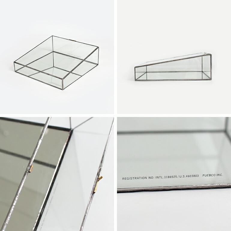 ディスプレイケース コレクションケース ガラス ミラー ベロア アクセサリーPUEBCO プエブコ STAINED GLASS DISPLAY CASE | PUEBCO | 03
