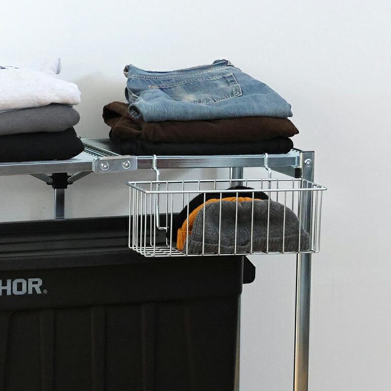ワゴンカート ワゴン 専用バスケット 拡張 スチール DETAIL ディテール Basket For Metal Folding Cart フォールディングカート | DETAIL | 06