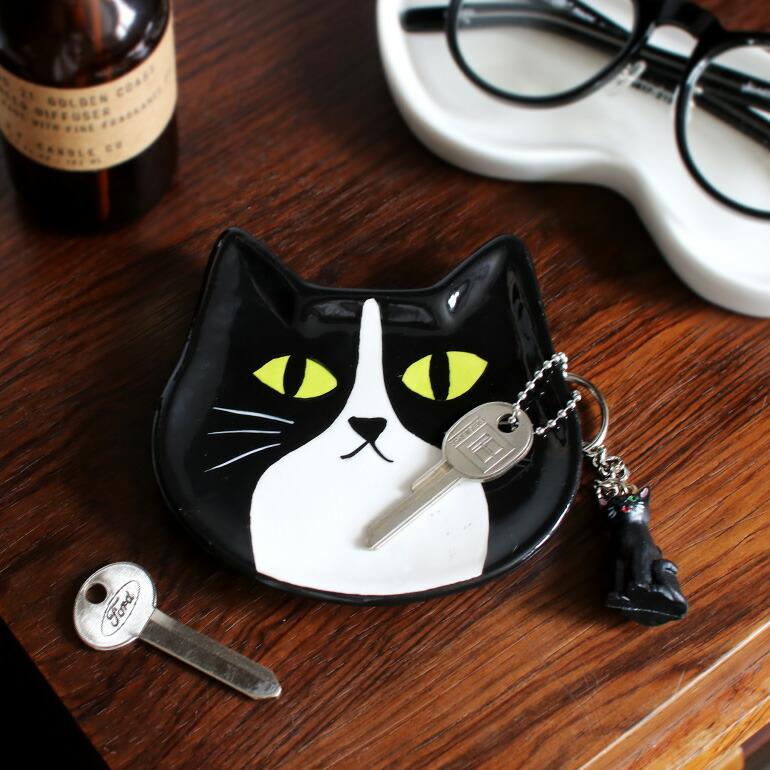 トレイ 猫 ネコ おしゃれ 陶器 アクセサリー ギフト DOIY  ドーイ Trinket Tray "Cat" | DOIY | 01
