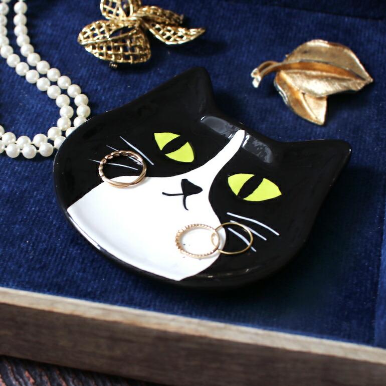 トレイ 猫 ネコ おしゃれ 陶器 アクセサリー ギフト DOIY  ドーイ Trinket Tray "Cat" | DOIY | 02