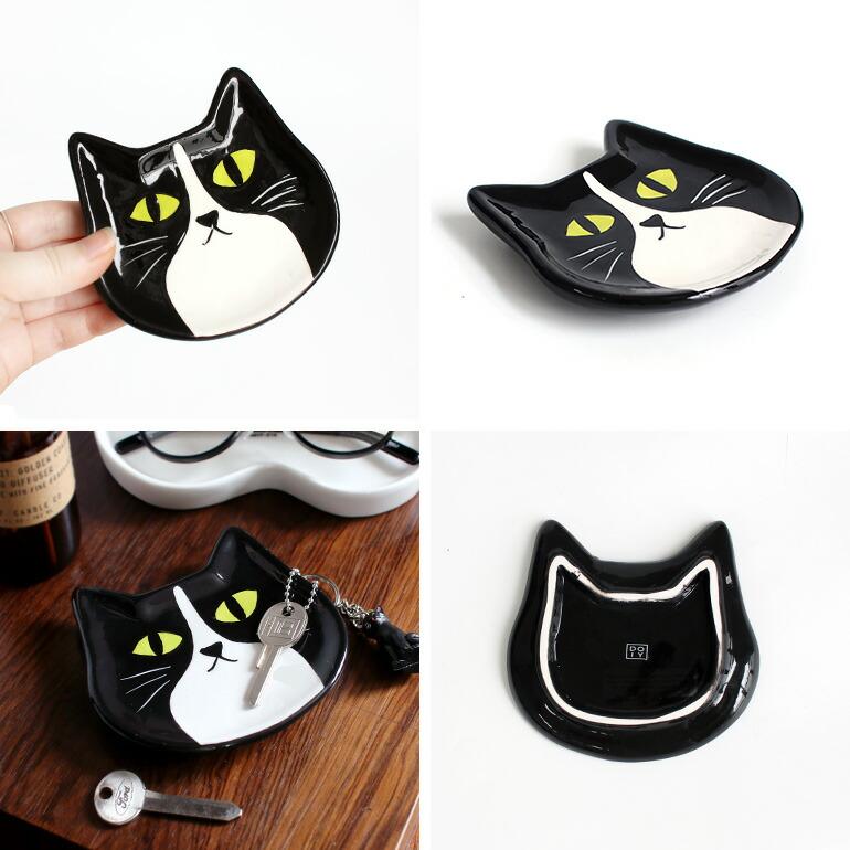 トレイ 猫 ネコ おしゃれ 陶器 アクセサリー ギフト DOIY  ドーイ Trinket Tray "Cat" | DOIY | 03