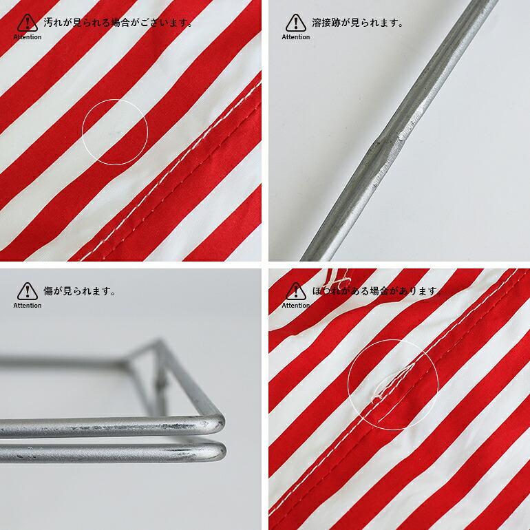 ランドリー バスケット 折りたたみ おしゃれ ストライプ PUEBCO プエブコ SHIRT FABRIC FOLDING LAUNDRY BASKET Red Narrow Stripe | PUEBCO | 06