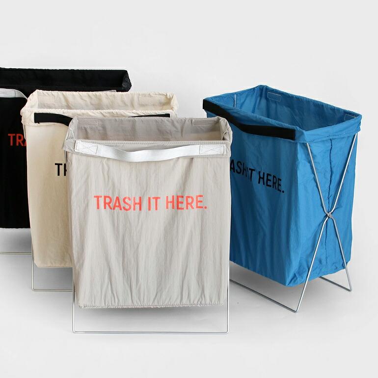 ゴミ箱 収納 バスケット 折り畳める ナイロン 洗える おしゃれ 軽量 POST GENERAL ポストジェネラル TRASH IT / トラッシュイット | POST GENERAL