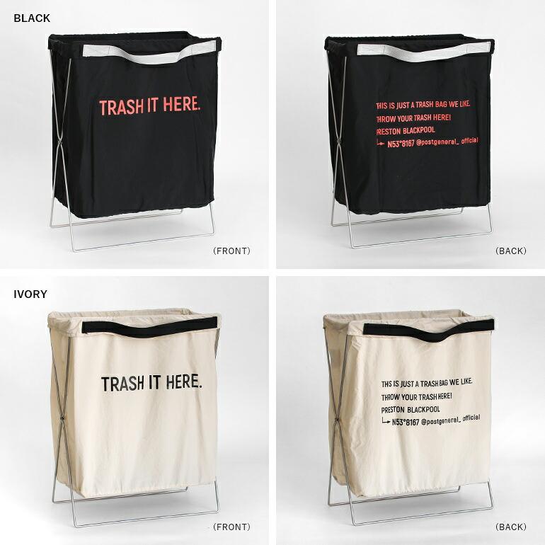 ゴミ箱 収納 バスケット 折り畳める ナイロン 洗える おしゃれ 軽量 POST GENERAL ポストジェネラル TRASH IT / トラッシュイット | POST GENERAL | 01