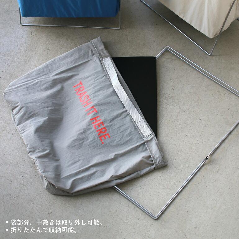 ゴミ箱 収納 バスケット 折り畳める ナイロン 洗える おしゃれ 軽量 POST GENERAL ポストジェネラル TRASH IT / トラッシュイット | POST GENERAL | 04