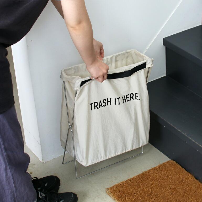 ゴミ箱 収納 バスケット 折り畳める ナイロン 洗える おしゃれ 軽量 POST GENERAL ポストジェネラル TRASH IT / トラッシュイット | POST GENERAL | 05