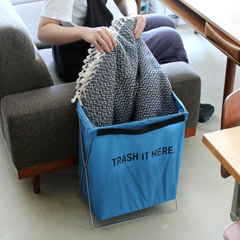 ゴミ箱 収納 バスケット 折り畳める ナイロン 洗える おしゃれ 軽量 POST GENERAL ポストジェネラル TRASH IT / トラッシュイット | POST GENERAL | 06