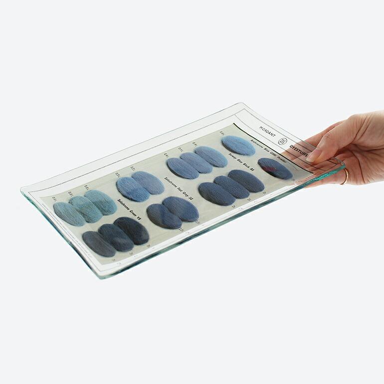 トレイ ガラス PUEBCO プエブコ カラーサンプル おしゃれ プリント インテリア PRINTED GLASS TRAY Dye Color Sample | PUEBCO | 03