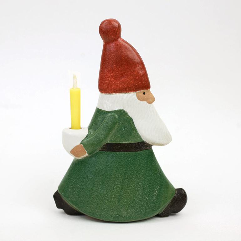 クリスマス オブジェ 置物 飾り サンタ 子供 Lisa Larson ストレスサンタ グリーン | Lisa Larson