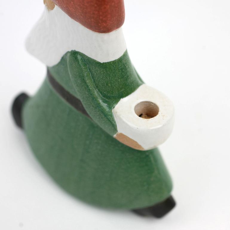 クリスマス オブジェ 置物 飾り サンタ 子供 Lisa Larson ストレスサンタ グリーン | Lisa Larson | 03