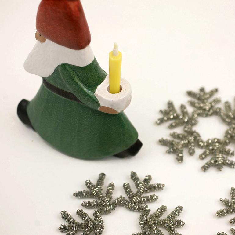 クリスマス オブジェ 置物 飾り サンタ 子供 Lisa Larson ストレスサンタ グリーン | Lisa Larson | 04