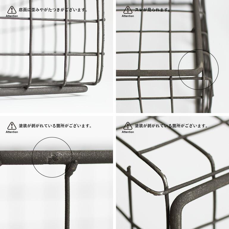 カゴ バスケット シューズボックス スチール スタッキング 収納 プエブコ PUEBCO SHOES BOX M | PUEBCO | 08