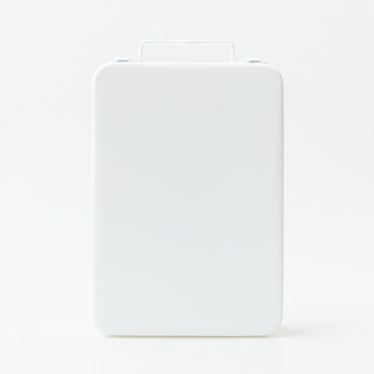 DURHAM ダーム FIRST AID KIT(DM505ホワイト) 長方形／縦 ファーストエイドキット 救急箱 薬箱 収納ボックス メタルボックス スチール製 頑丈 アメリカ製 整理… | ブランド登録なし