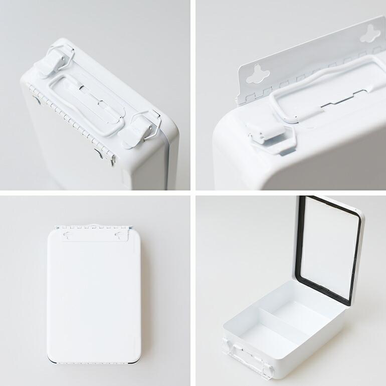 DURHAM ダーム FIRST AID KIT(DM505ステンシル) 長方形／縦 ファーストエイドキット 救急箱 薬箱 収納ボックス メタルボックス スチール製 頑丈 アメリカ製 整… | ブランド登録なし | 02