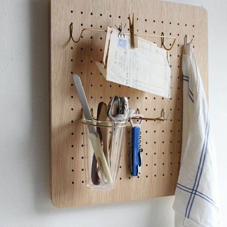 有孔ボード フック 穴あきボード アマブロ amabro ペグポットリング PEG POTRING Black(L) | amabro | 02