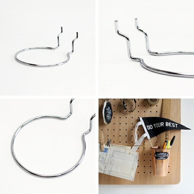 有孔ボード フック 穴あきボード アマブロ amabro ペグポットリング PEG POTRING Iron(S) | amabro | 01