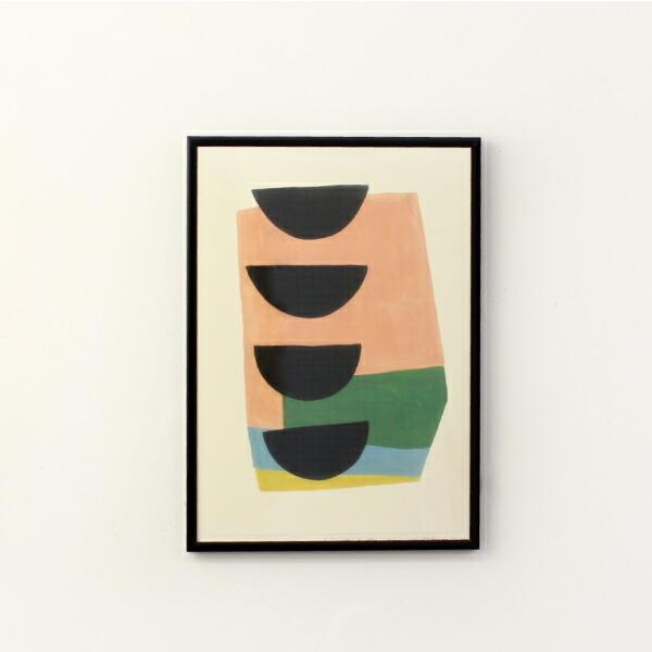 Leise Dich Abrahamsen ライゼ ディッチ アブラハムセン POSTER A4(LD06-Semicircle) アート ポスター フレーム入り A4 インテリア ディスプレイ 北欧 デンマ… | ブランド登録なし