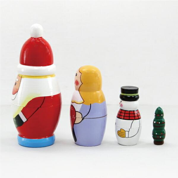 クリスマス Xmas 飾り サンタク ロース サンタ 置物 マトリョーシカ ディテール Detail Nord SANTACRYOSHKA | DETAIL | 02