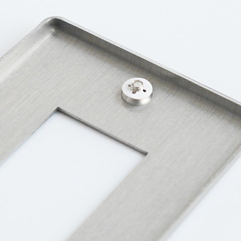 アルミスイッチプレート スイッチカバー コンセントカバー  PACIFIC FURNITURE SERVICE パシフィックファニチャーサービス 3個口 DIY | ブランド登録なし | 06