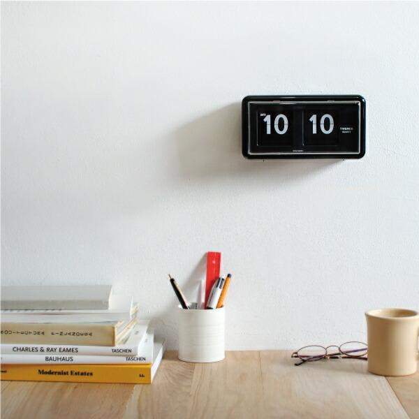 置時計 掛け時計 おしゃれ パタパタ時計 フリップクロック トゥエンコ TWEMCO テーブルクロック QT-30 ブラック | ブランド登録なし | 02