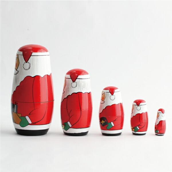 クリスマス Xmas 飾り サンタクロース サンタ 置物 マトリョーシカ ディテール Detail LOVE SANTACRYOSHKA | DETAIL | 02