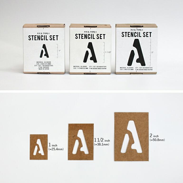 ステンシルシート アルファベット 数字 PACIFIC FURNITURE  パシフィックファニチャーサービス PFS STENCIL SET 1 1/2 inch | ブランド登録なし | 04