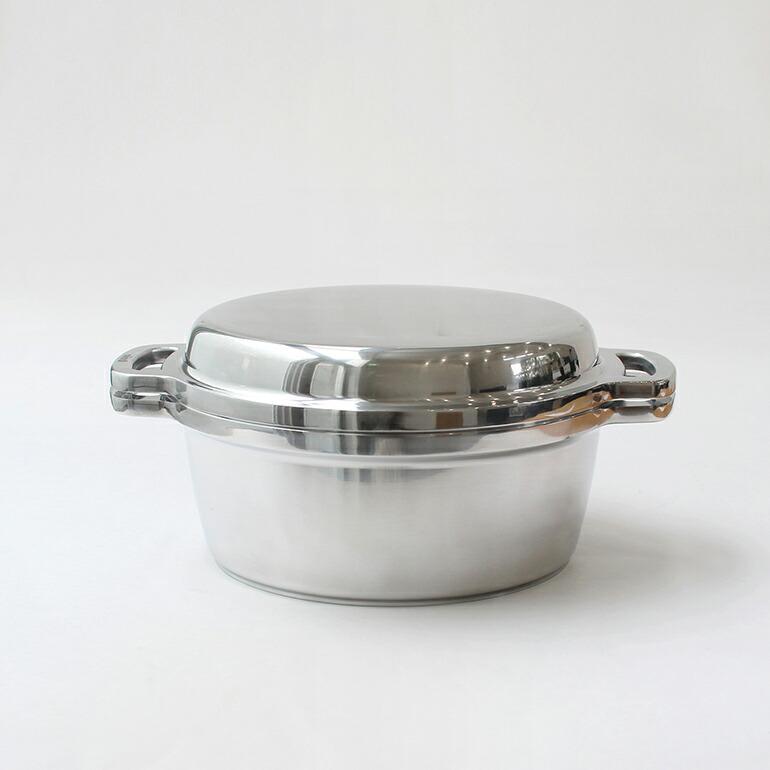 無水鍋  日本製 KING 20cm IH 直火 オーブン 無水調理 アルミ 鋳物  復刻 ロングセラー 炊く 蒸す 煮る 炒める 揚げる | 無水鍋