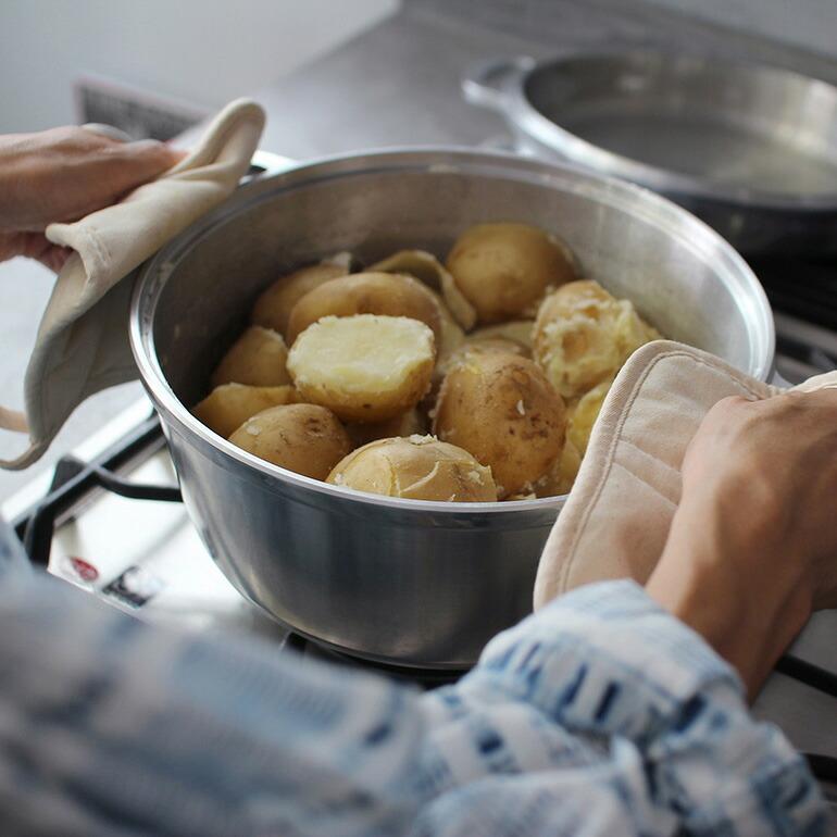 無水鍋  日本製 KING 20cm IH 直火 オーブン 無水調理 アルミ 鋳物  復刻 ロングセラー 炊く 蒸す 煮る 炒める 揚げる | 無水鍋 | 06