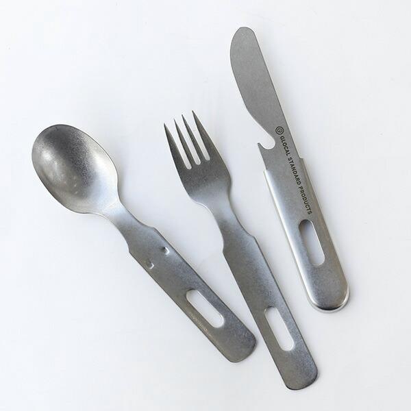 カトラリーセット スプーン フォーク ナイフ 3点セット 栓抜き ステンレス アウトドア お弁当 グローカルスタンダードプロダクツ | GLOCAL STANDARD PRODUCTS