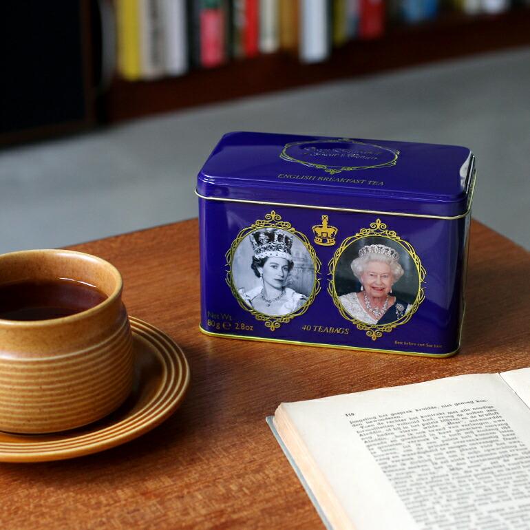 紅茶 缶入り ギフトクイーン エリザベス イングリッシュブレックファースト ティーバッグ NEW ENGLISH TEA 40pcs | ブランド登録なし | 02