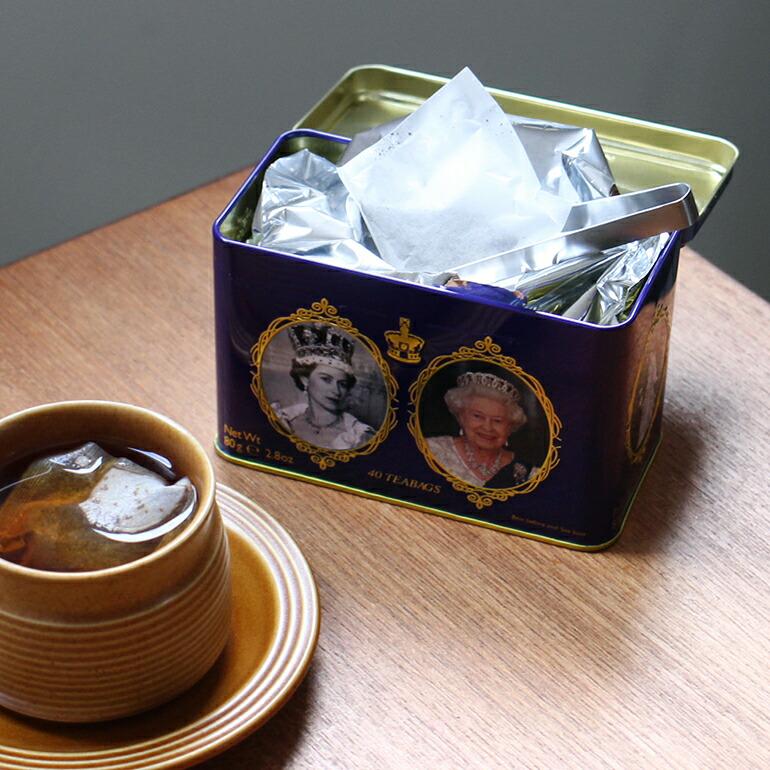 紅茶 缶入り ギフトクイーン エリザベス イングリッシュブレックファースト ティーバッグ NEW ENGLISH TEA 40pcs | ブランド登録なし | 03