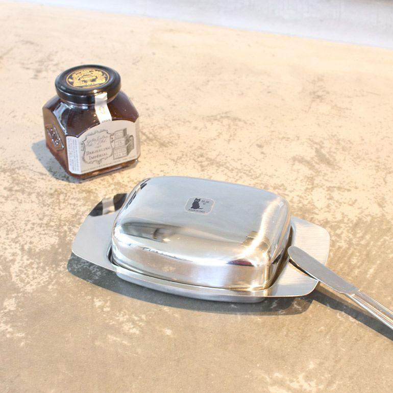 バターケース 保存容器 ステンレス イタリア製 業務用食器 喫茶店 MOTTA モッタ | ブランド登録なし | 01