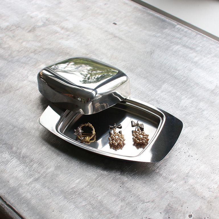 バターケース 保存容器 ステンレス イタリア製 業務用食器 喫茶店 MOTTA モッタ | ブランド登録なし | 03