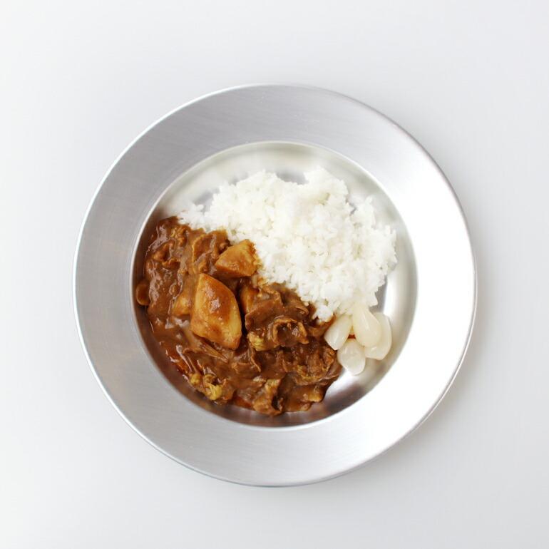 カレー皿 プレート アウトドア キャンプ レトロ まつのや 松野屋 アルマイトカレー皿 24cm | ブランド登録なし