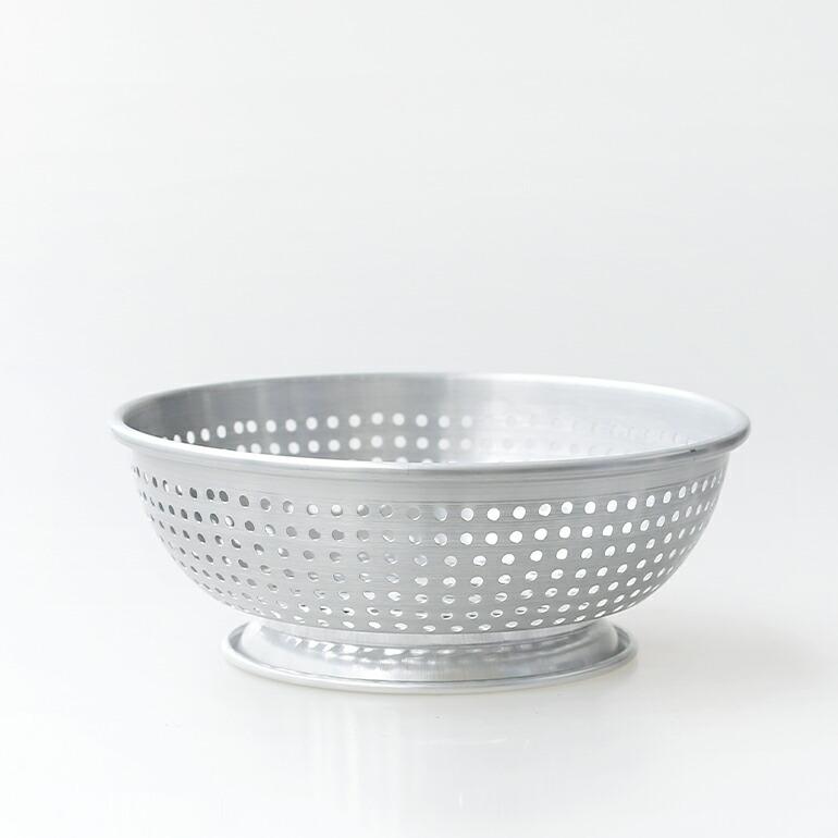 ざる ザル ボウル 蒸し器 高台 穴あき パンチング 調理道具 レトロ