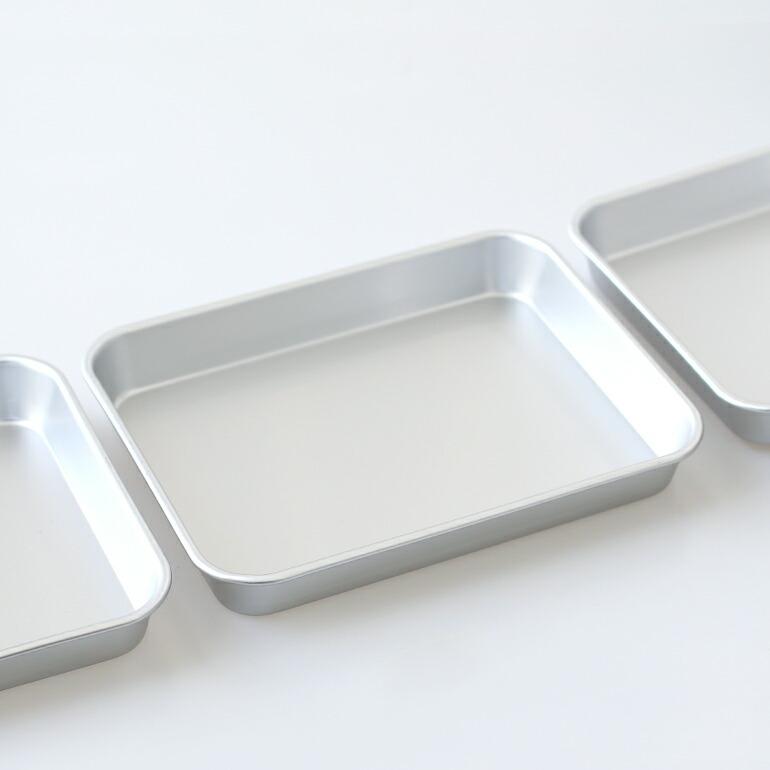 バット 調理器具 スタッキング 下ごしらえ 松野屋 まつのや アルマイトバット 角バット 中 | ブランド登録なし