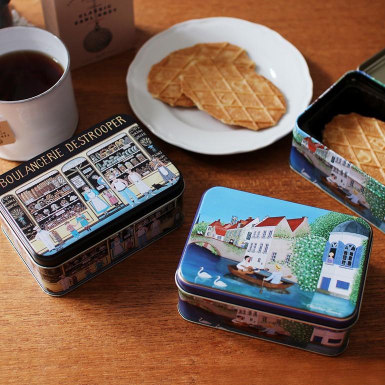 クッキー缶 おしゃれ ギフト ベルギー 王室御用達 JULES DESTROOPER ジュールス デストルーパー ミニ缶 バタークリスプ入り  75g | ブランド登録なし | 04
