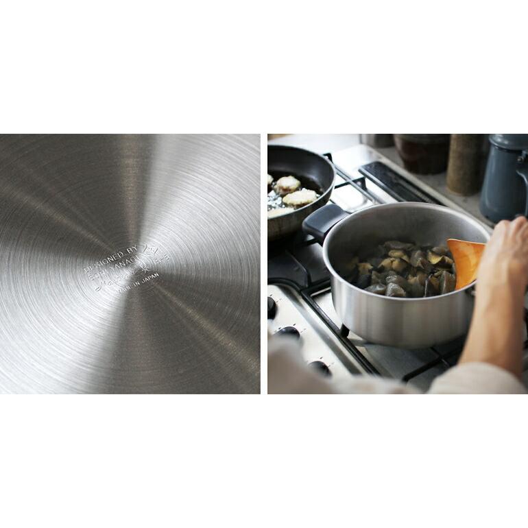 鍋 両手鍋 おしゃれ 22cm 浅型 ステンレス 柳宗理 | 柳宗理 | 03