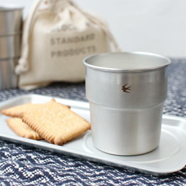 スタッキングカップ シルバー ステンレス 収納袋付 シンプル スタイリッシュ アウトドアツバメ グローカルスタンダードプロダクツ | GLOCAL STANDARD PRODUCTS | 03
