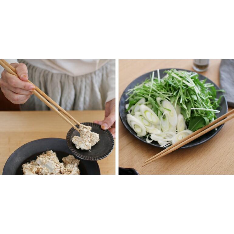 菜箸 さいばし 三角形 転がりにくい 持ちやすい 軽量 竹 ナチュラル 三角菜箸 すす竹 | ブランド登録なし | 02