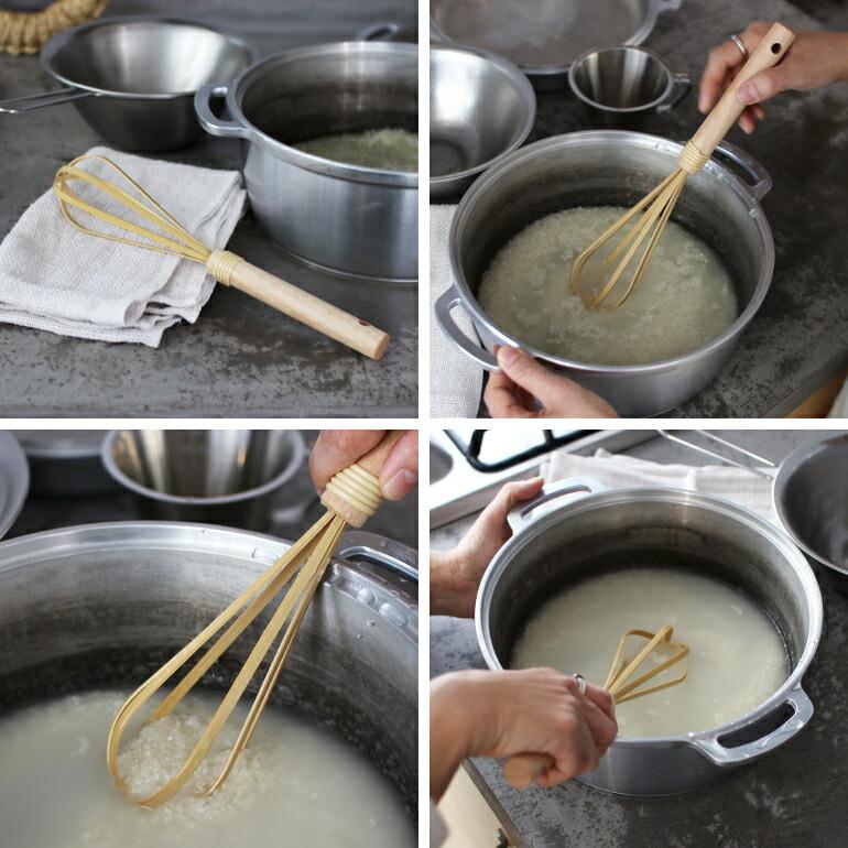 マドラー 米とぎ 便利グッズ 竹 | ブランド登録なし | 03