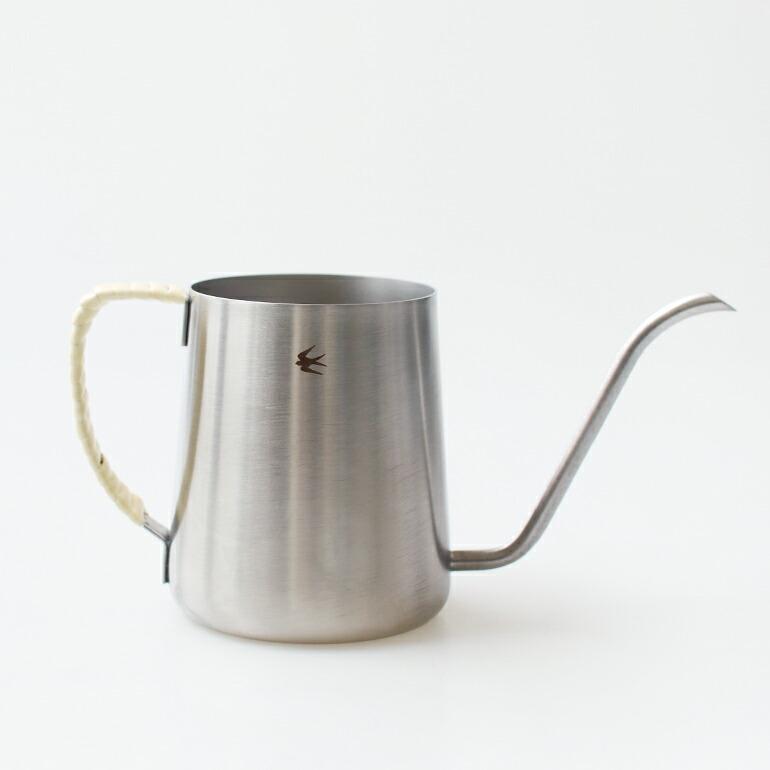 ドリップポット 390ml 1〜4杯分 ステンレス 持ち手ラタン 籐 シンプル スタイリッシュ ツバメ  グローカルスタンダードプロダクツ | GLOCAL STANDARD PRODUCTS