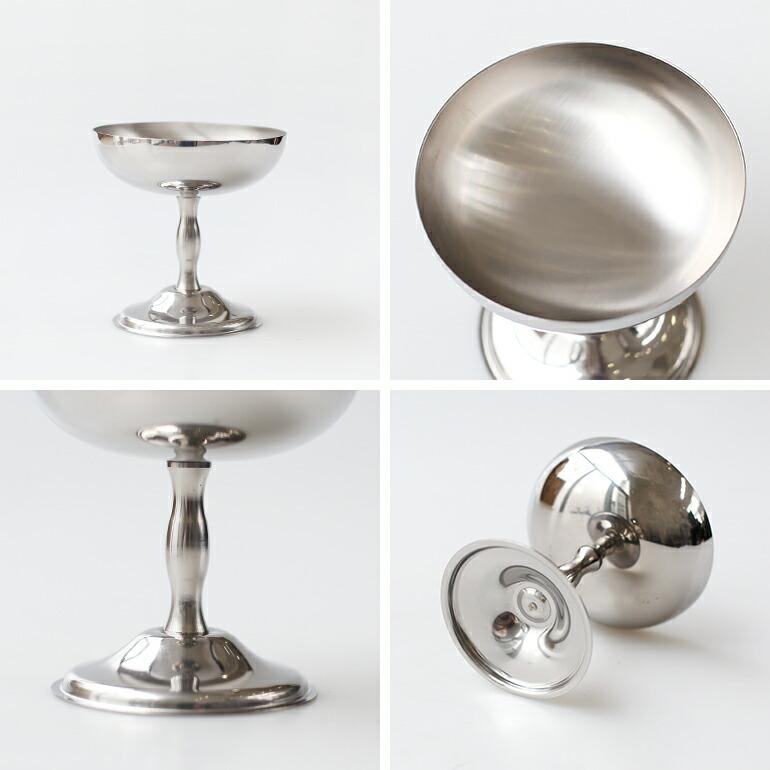 アイスクリーム カップ デザートカップ ステンレス イタリア製 業務用食器 喫茶店 MOTTA モッタ | ブランド登録なし | 02