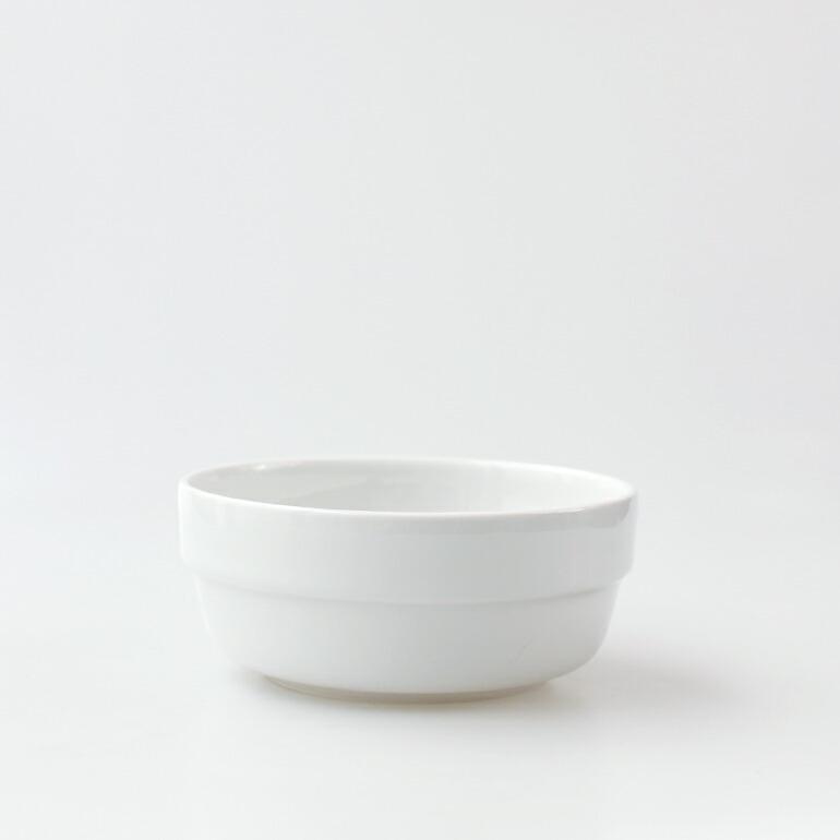 深皿 磁器 ホワイト スタッキング 750ml シンプル イタリア製 業務用食器 サタルニア 食器 ボウル スタックボウル 15 cm | Saturnia