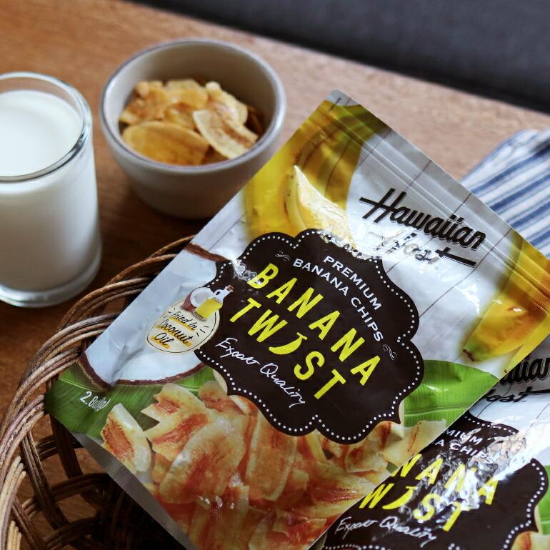 バナナチップス スナック ココナッツオイル おやつ おつまみ 無添加 80g フィリピン産 Hawaiiian Host ハワイアンホースト | Hawaiian Host | 04