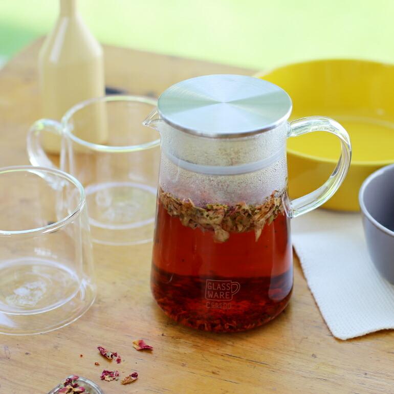 ポット ティーポット ガラス 耐熱 おしゃれ 食洗機対応 クラスカ CLASKA ドーのグラスポット クラスカ CLASKA | CLASKA Gallery & Shop ”DO” | 01