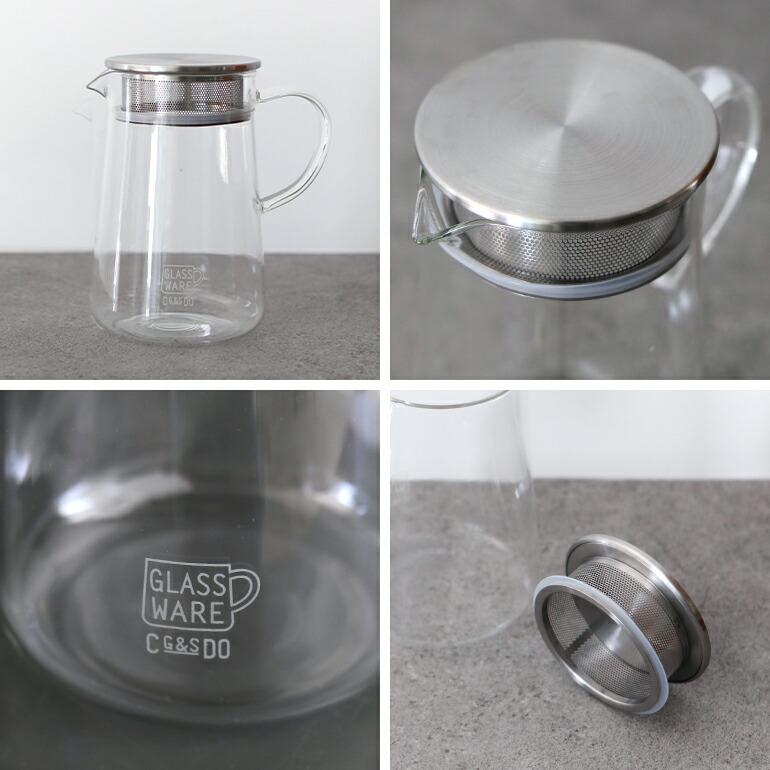 ポット ティーポット ガラス 耐熱 おしゃれ 食洗機対応 クラスカ CLASKA ドーのグラスポット クラスカ CLASKA | CLASKA Gallery & Shop ”DO” | 07