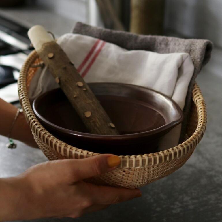 竹ざる 水切り 収納 ベトナム製 竹細工 まつのや 松野屋 ベトナム深ザル楕円 大 | ブランド登録なし | 04